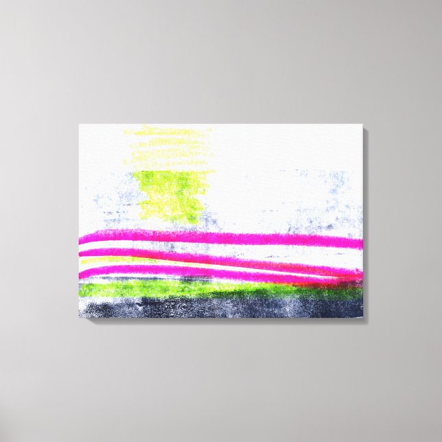 Impressão Em Tela Meia-noite tropical (Frente)