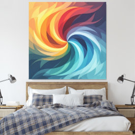 Impressão Em Tela „Meister der 4 Elemente“