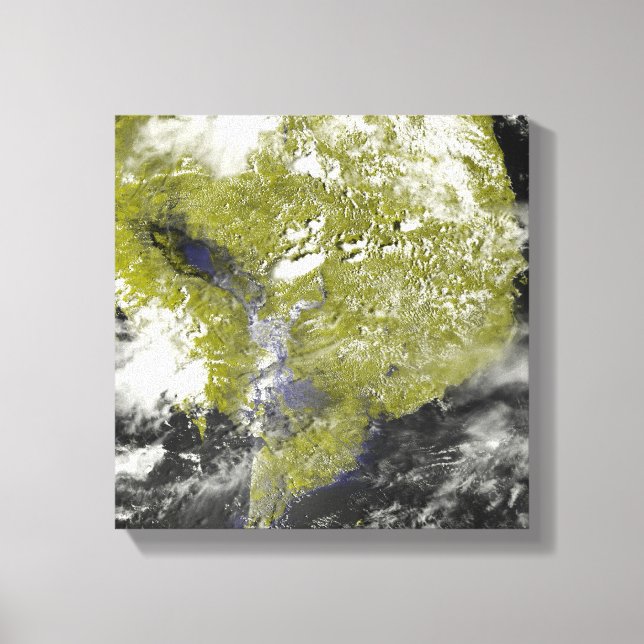 Impressão Em Tela Mekong Delta e Tonle Sap (Frente)