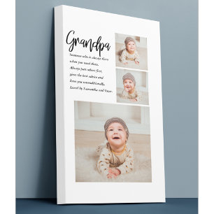 Impressão Em Tela Melhor Avô De Bela Bela Teve Colagem Moderna