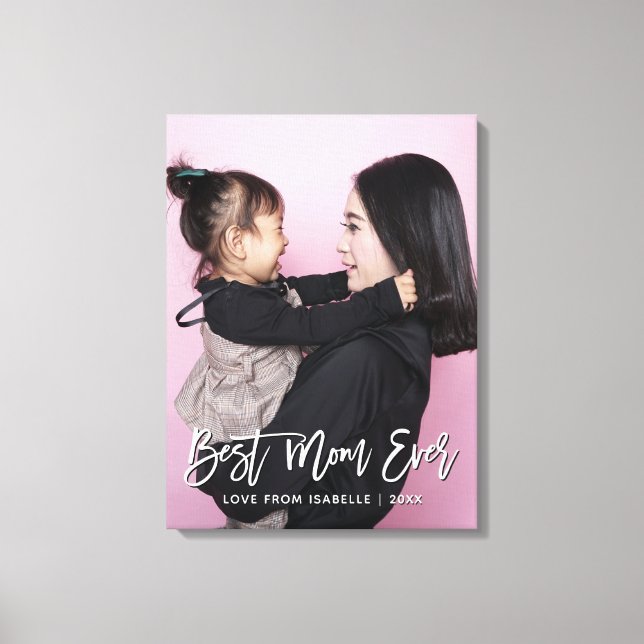 Impressão Em Tela Melhor Dia de as mães Mãe, Keepsasasasaque Foto Pe (Frente)