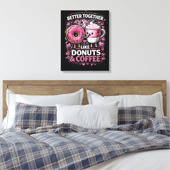 Impressão Em Tela Melhor Juntos  (Insitu(Quarto))