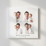 Impressão Em Tela Melhor Pai do Mundo Colagem de Fotos | Presente Pe<br><div class="desc">Celebre o Papai com um presente significativo e atemporal usando esta impressão de colagem de fotos personalizada "Melhor Pai do Mundo". Projetada com uma estética minimalista e limpa,  esta obra de arte personalizada transforma seus momentos favoritos em uma bela lembrança que ele irá guardar para sempre.</div>