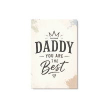 Melhor Papai de Todos os Tempos Design Minimalista