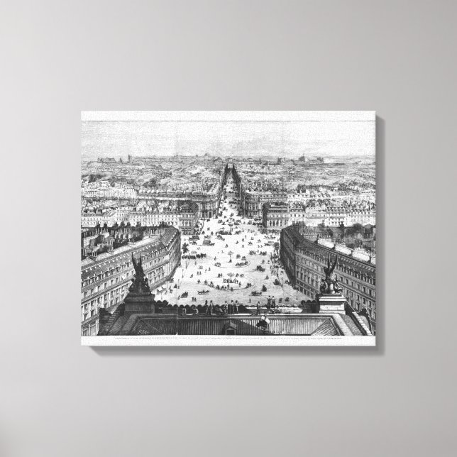 Impressão Em Tela Melhorias em Paris (Frente)