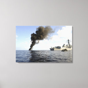 Impressão Em Tela Membros da guarda costeira dos E.U.