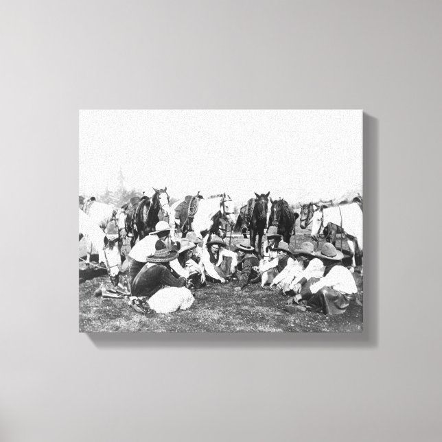 Impressão Em Tela Membros do show selvagem do oeste do projeto de le (Frente)