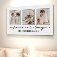 Memórias da Família White Custom Photo Collage Wal