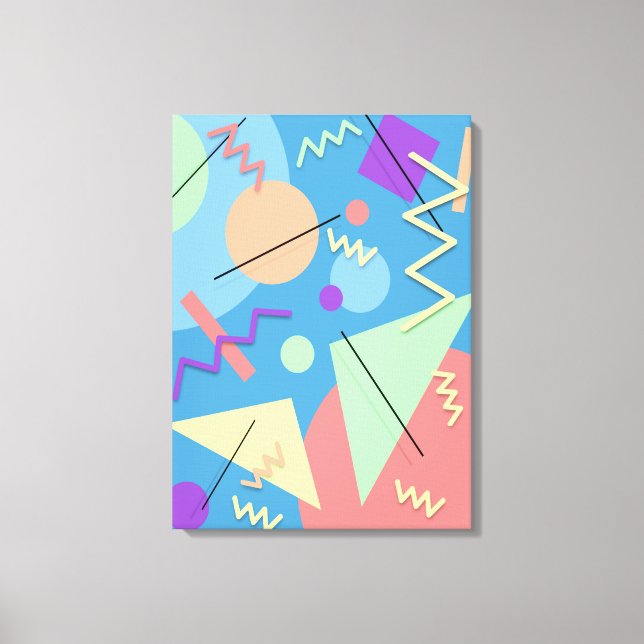 Impressão Em Tela Memphis No. 4 (Frente)