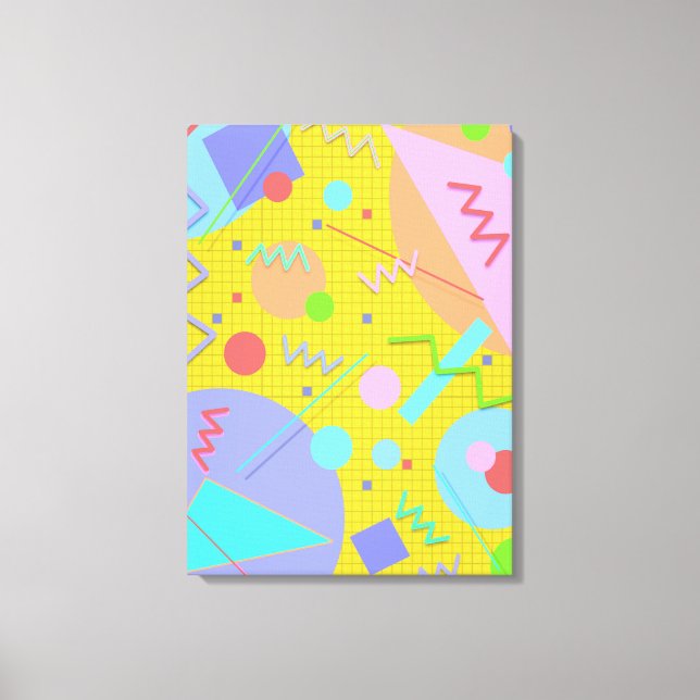 Impressão Em Tela Memphis No. 43 (Frente)