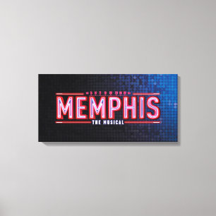 Impressão Em Tela MEMPHIS - O Logotipo Musical