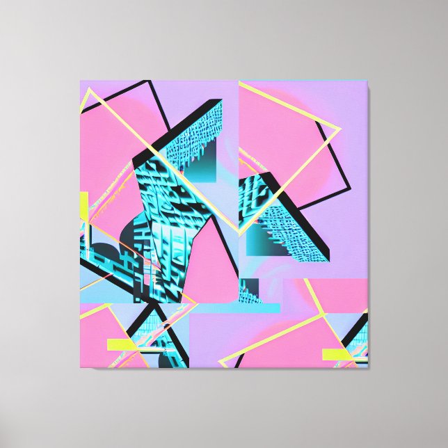 Impressão Em Tela Memphis Pong Exchange (Frente)