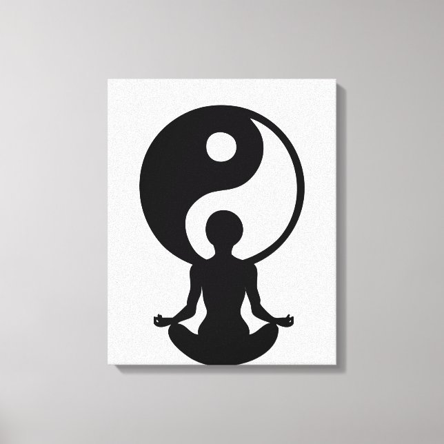 Impressão Em Tela Menina praticando yoga (Frente)
