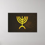 Impressão Em Tela Menorah Flame<br><div class="desc">Uma renderização digital da menorah judaica de sete ramificações (hebraico: מְ נ וֹ ה ‎). Adicione seu próprio texto. A menorah de sete ramificações, usada no santuário portátil montado por Moisés na selva e, mais tarde, no Templo em Jerusalém, tem sido símbolo do judaísmo desde a Antiguidade e é o...</div>