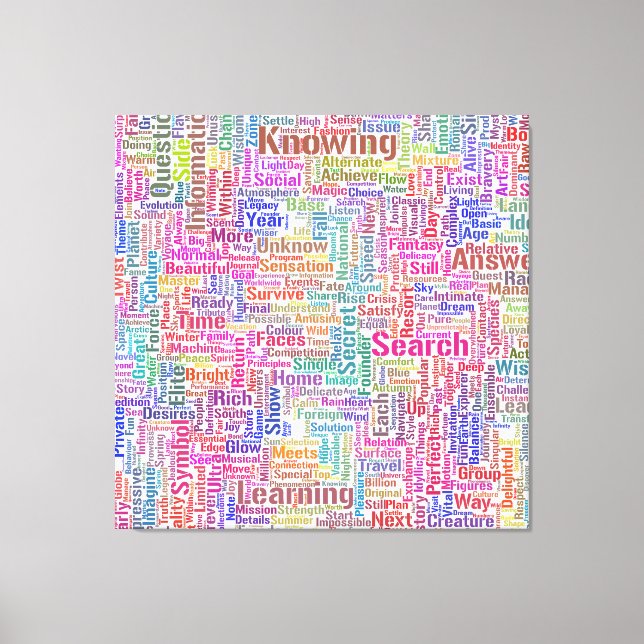 Impressão Em Tela Mensagem de MothssTexte Motif do Apêndice de Pergu (Frente)