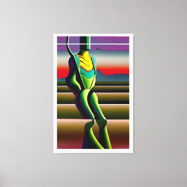 Impressão Em Tela Mente Rickets - Ken Gage Surrealist Art