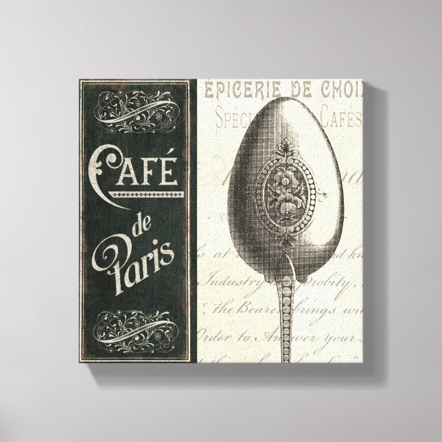 Impressão Em Tela Menu francês (Frente)