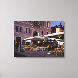 Impressão Em Tela Mercado de bancas floridas Roma