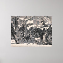 Impressão Em Tela Mercado de Ottawa Canada Vintage na Rua Eve de Nat