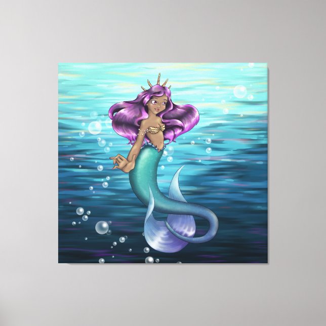 Impressão Em Tela Mermaid Iole (Frente)