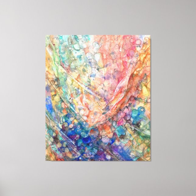 Impressão Em Tela Mermaid's Shadow: Ocean Depths (Frente)