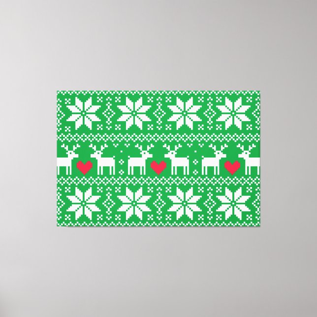 Impressão Em Tela Merry Christmas pattern 2 (Frente)