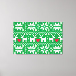 Impressão Em Tela Merry Christmas pattern 2