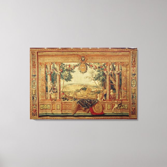 Impressão Em Tela Mês de junho/ Chateau de Fontainebleau (Frente)