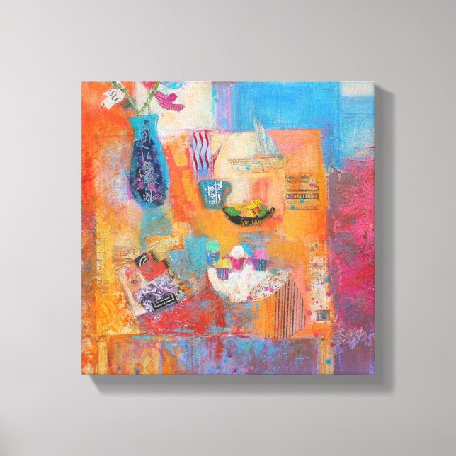 Impressão Em Tela Mesa de Verão (Frente)