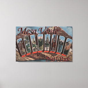 Impressão Em Tela Mesa Verde Nat'l Park, Colorado