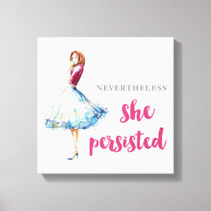 Impressão Em Tela Mesmo Assim Ela Persiste Fabulosa Gal