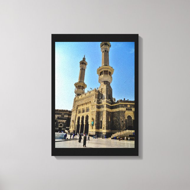 Impressão Em Tela Mesquita Al Haram (Frente)