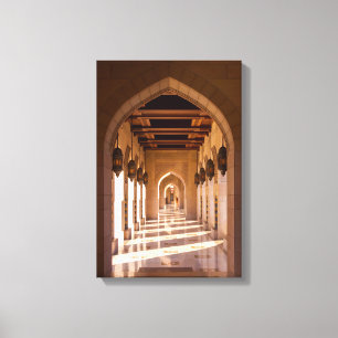 Impressão Em Tela Mesquita Grande do Sultão Qaboos em Mascate, Omã