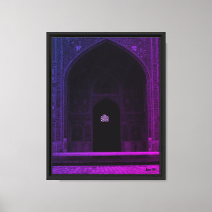 Impressão Em Tela Mesquita Imam iwán oeste do Irã Antigo Isfahan