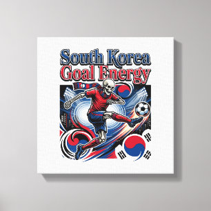 Impressão Em Tela Meta de Energia Esqueleto de Ataque da Coreia do S