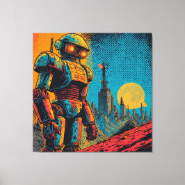 IMPRESSÃO EM TELA METAL HEART IRON MAN