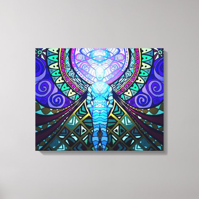Impressão Em Tela Metatron Angel Of Pensamento (Canvas) (Frente)