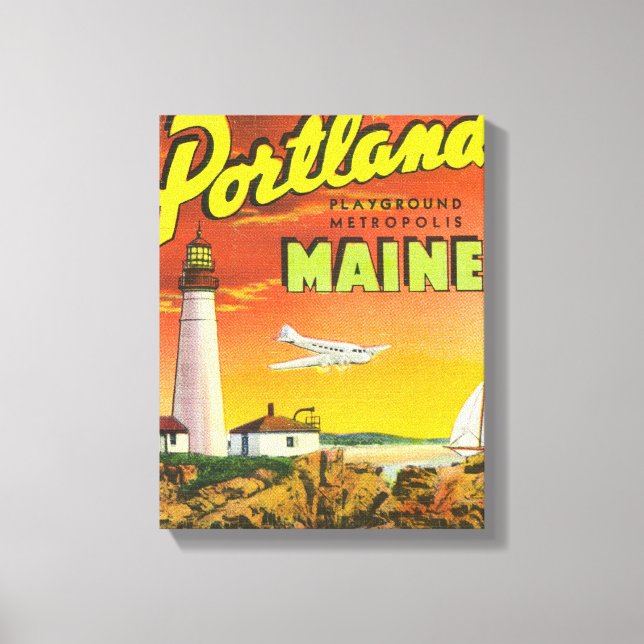 Impressão Em Tela Metrópolis de Playground (Frente)