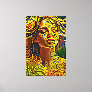 Impressão Em Tela Meu pincel de arte digital