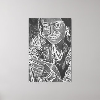 Impressão Em Tela Meu pincel de arte digital