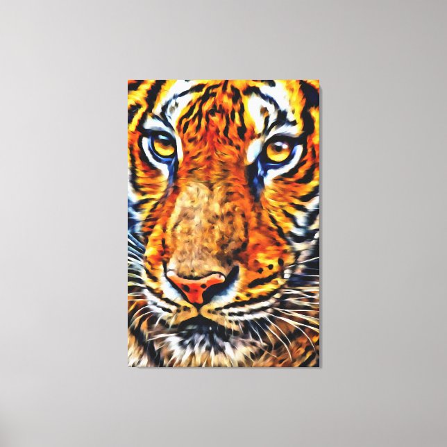 Impressão Em Tela Meu pincel de arte digital (Frente)