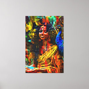 Impressão Em Tela Meu pincel de arte digital