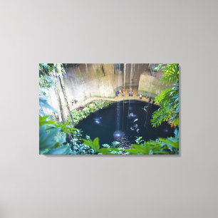 Impressão Em Tela México, Quintana Roo, perto de Chichen Itza,