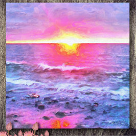 Impressão Em Tela México Sunset 0909 Art