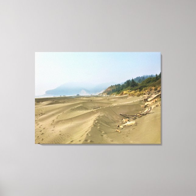 Impressão Em Tela Meyers Beach North, Dourada Beach, Oregon (Frente)