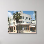 Impressão Em Tela Miami Art Deco<br><div class="desc">Edifício Art Deco em North Miami Beach,  Flórida.</div>