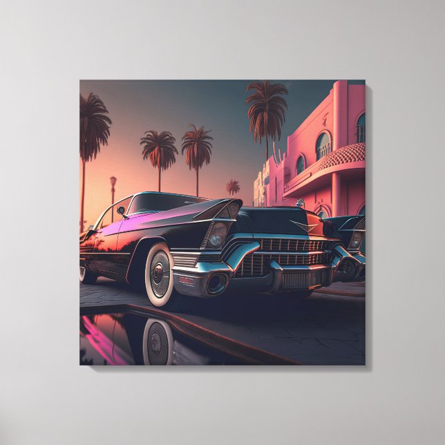 Impressão Em Tela Miami Florida EUA (Frente)