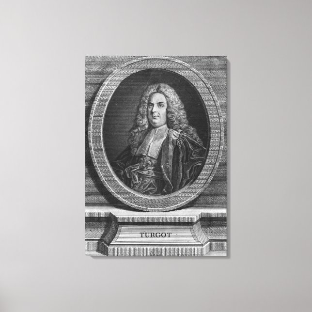 Impressão Em Tela Michel Etienne Turgot (Frente)