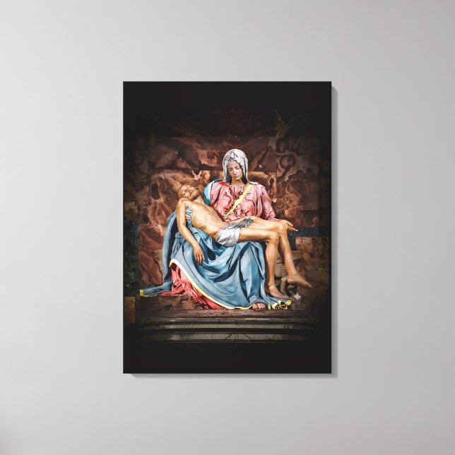 IMPRESSÃO EM TELA MICHELANGO PIETA  (Frente)