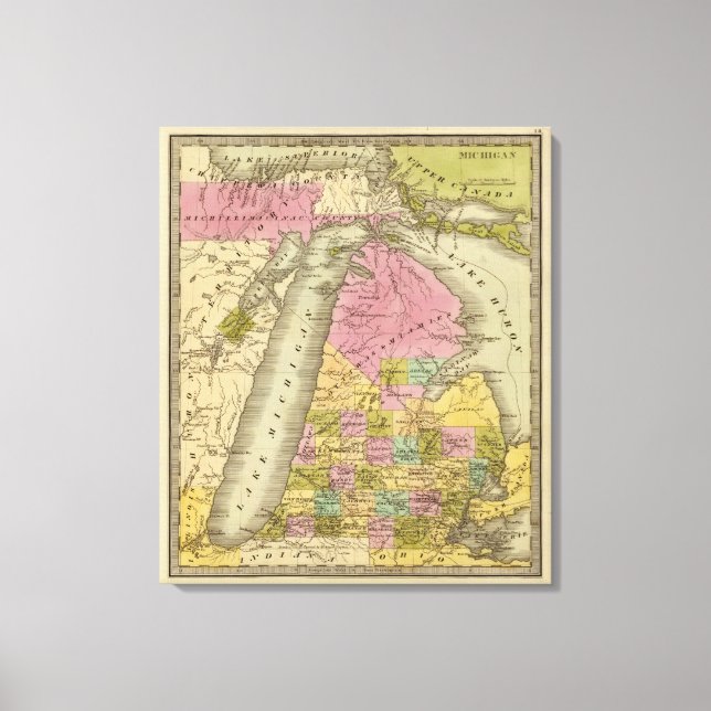 Impressão Em Tela Michigan 4 (Frente)